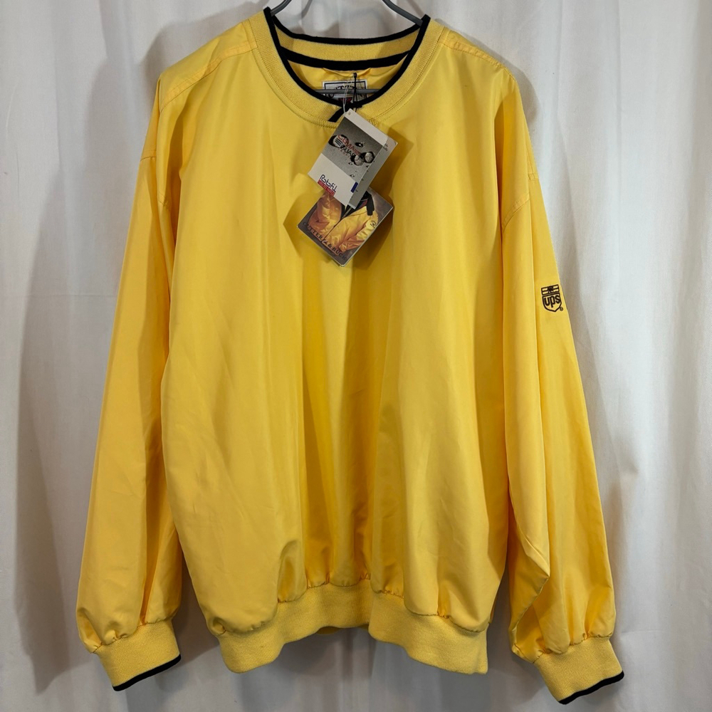 NWT Vintage Cutter & Buck Yellow Pullover Windbreakers – Size M